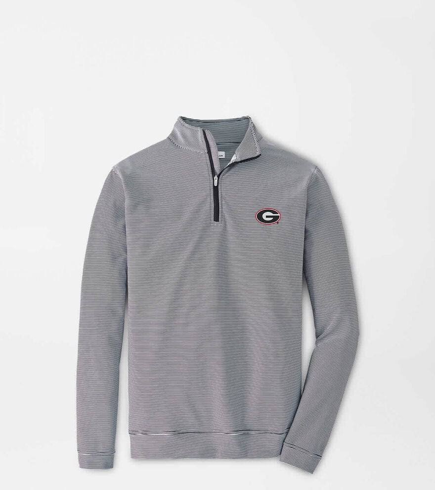 Georgia G Perth Sugar Stripe Performance Quarter-Zip image number 1