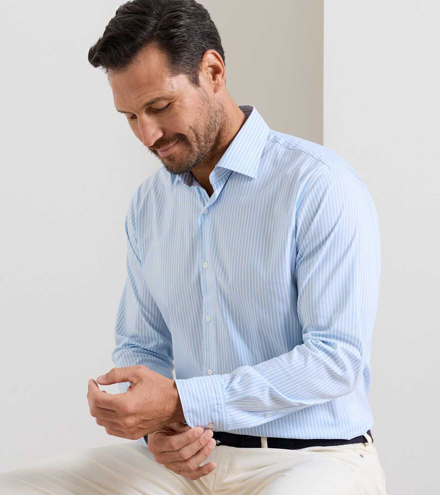 Langley Crown Lite Cotton-Stretch Sport Shirt image number 2