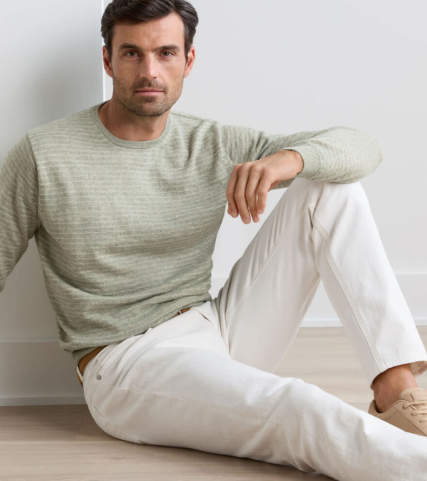 Linus Stripe Crewneck Sweater image number 2