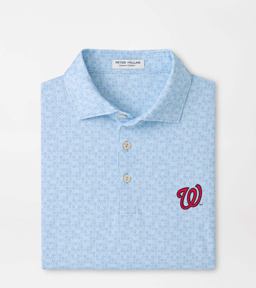 Washington Nationals Bases Loaded Performance Jersey Polo image number 1