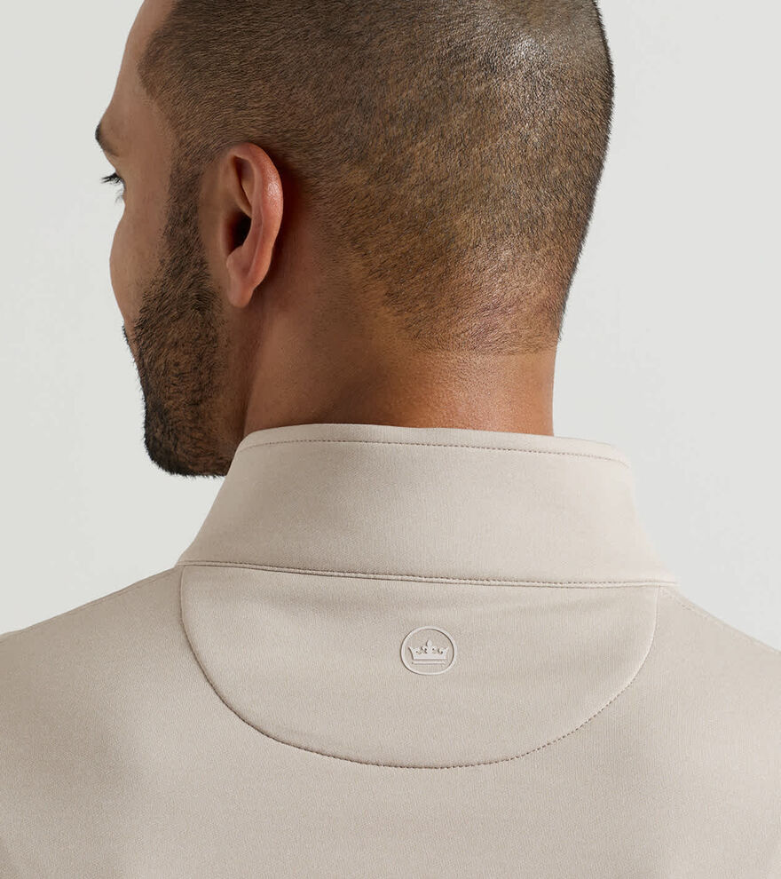 Perth M&eacute;lange Performance Quarter-Zip - Alternate Image 3