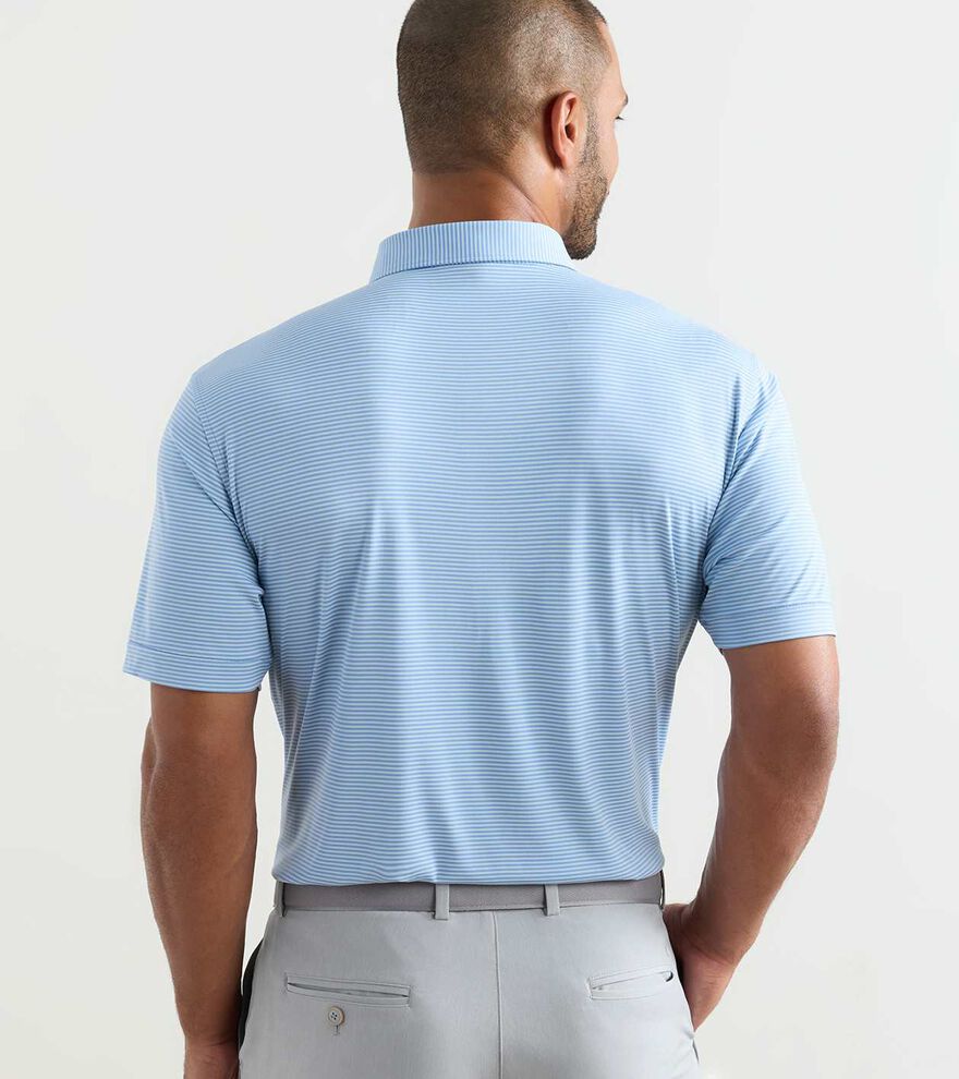 Featherweight Market Stripe Performance Polo image number 3