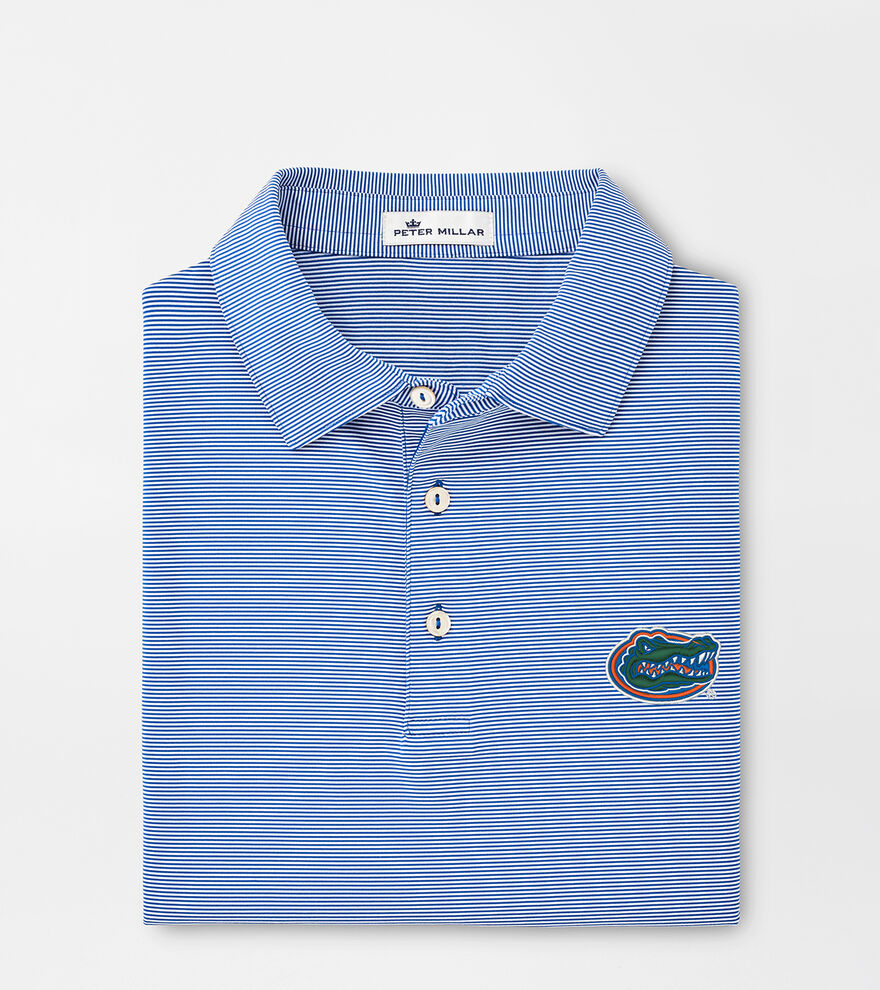 Florida Jubilee Stripe Performance Polo image number 1