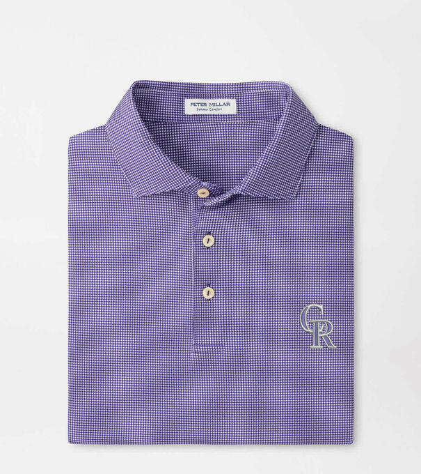 Colorado Rockies Border Performance Jersey Polo