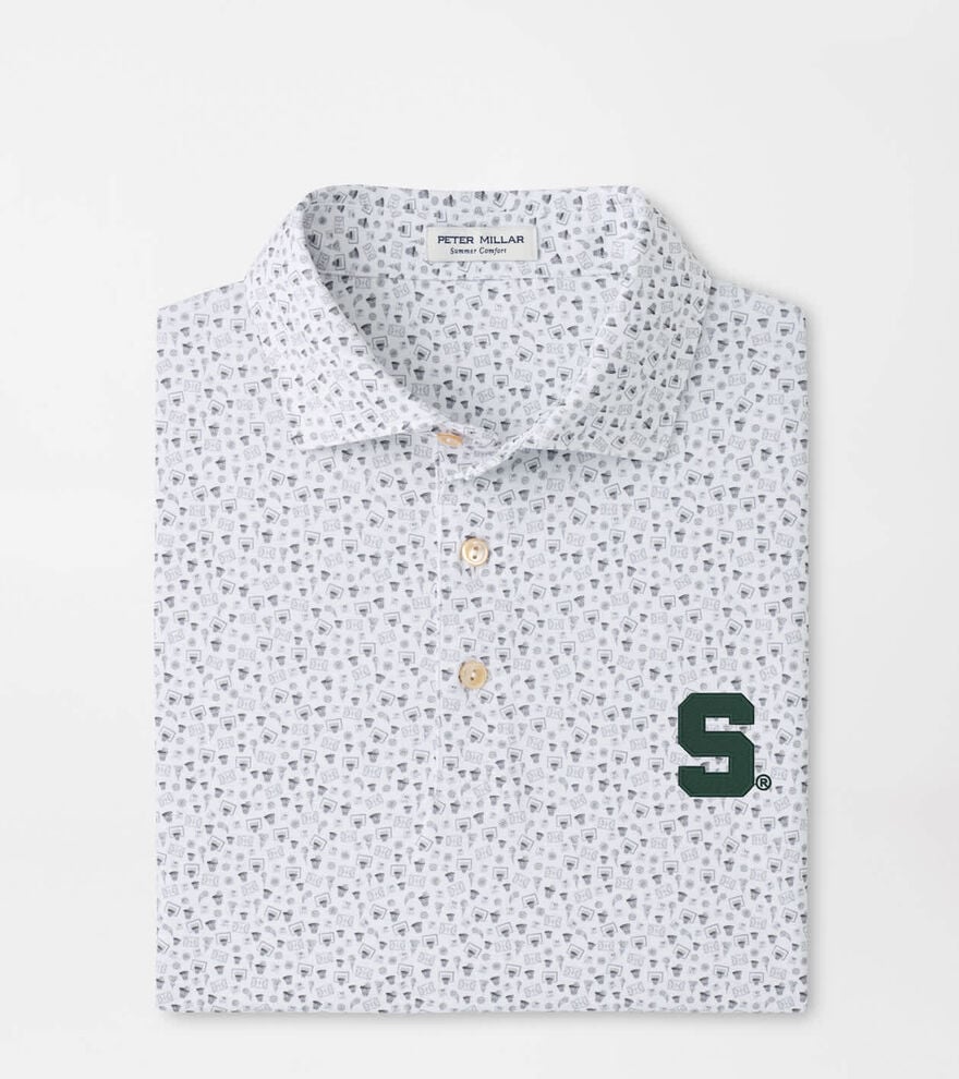 Michigan State Buzzer Beater Performance Jersey Polo