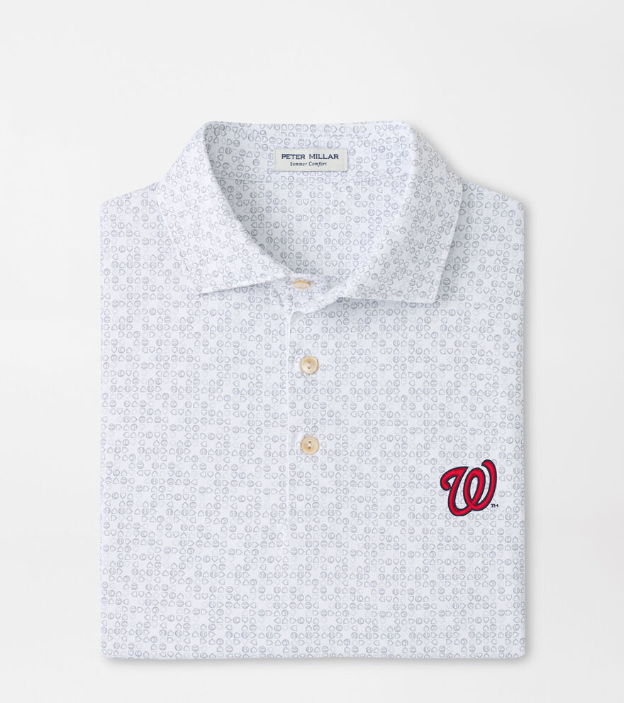 Washington Nationals Bases Loaded Performance Jersey Polo image number 1
