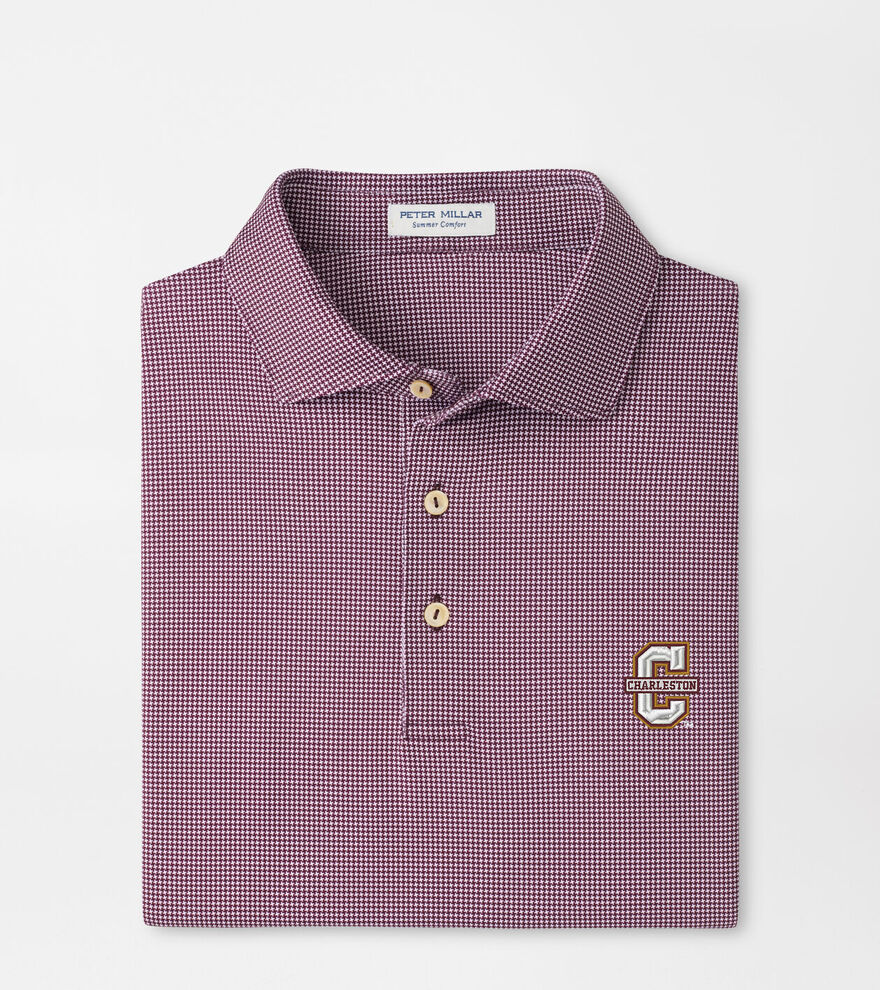 College of Charleston Border Performance Jersey Polo image number 1