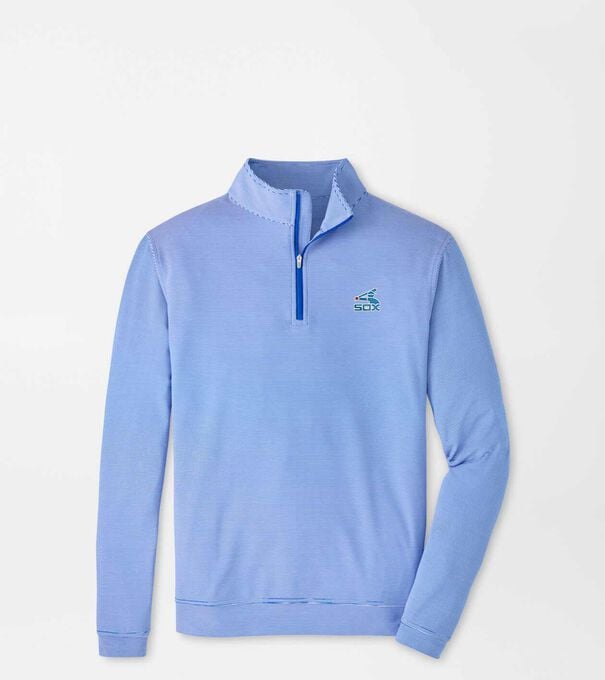 Cooperstown Chicago White Sox Perth Sugar Stripe Performance Quarter-Zip