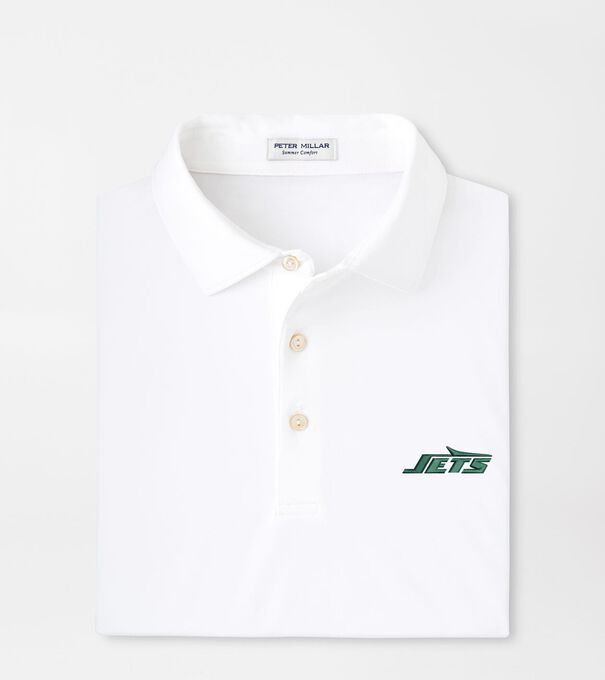 New York Jets Solid Performance Jersey Polo