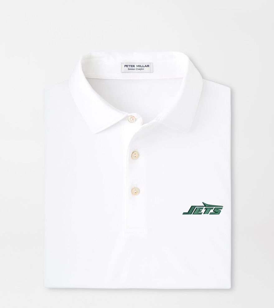 New York Jets Solid Performance Jersey Polo image number 1