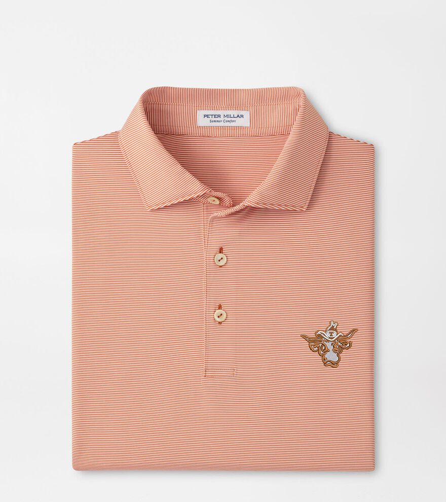 Texas Vault Jubilee Stripe Performance Polo
