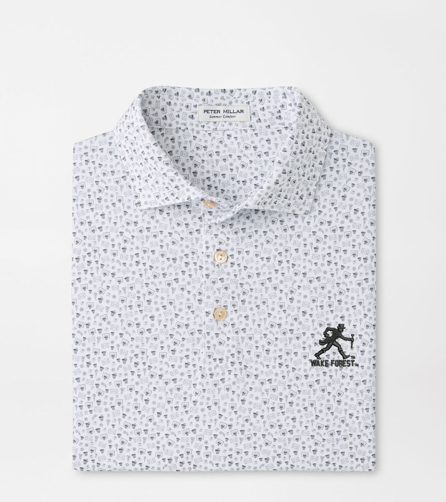 Wake Forest Walking Deacon Buzzer Beater Performance Jersey Polo