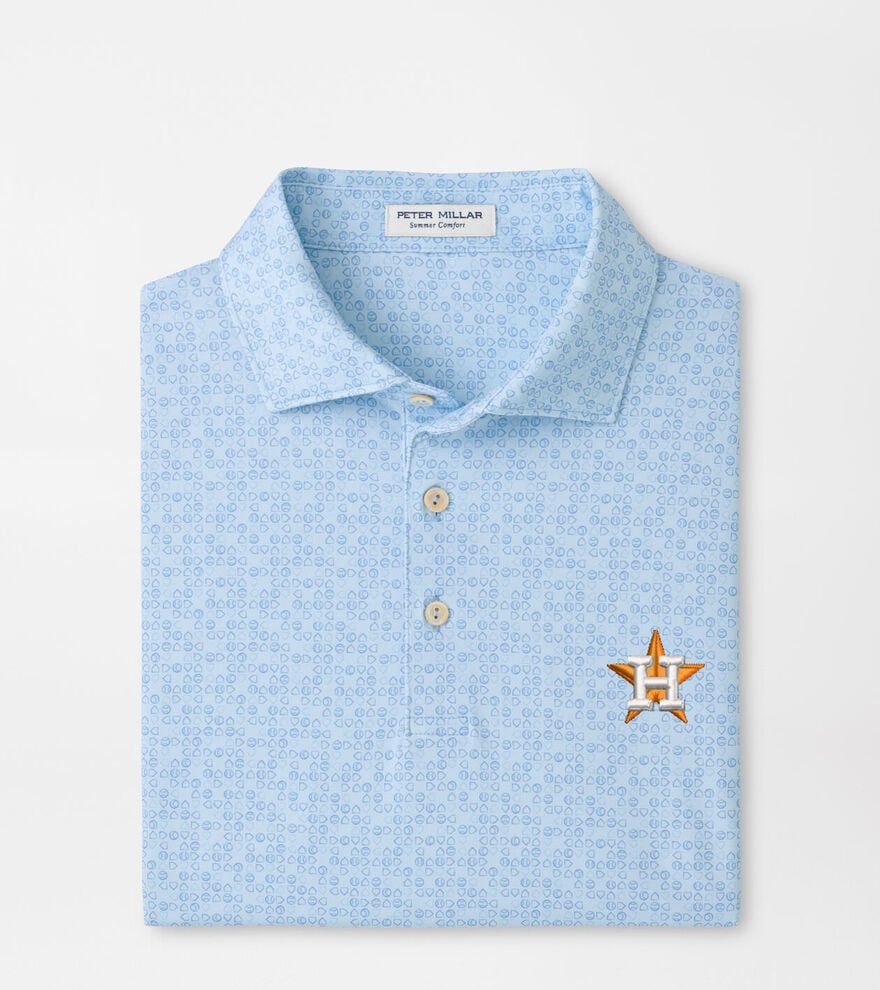 Houston Astros Bases Loaded Performance Jersey Polo image number 1