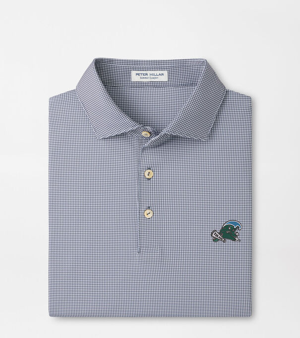 Tulane Green Wave Border Performance Jersey Polo