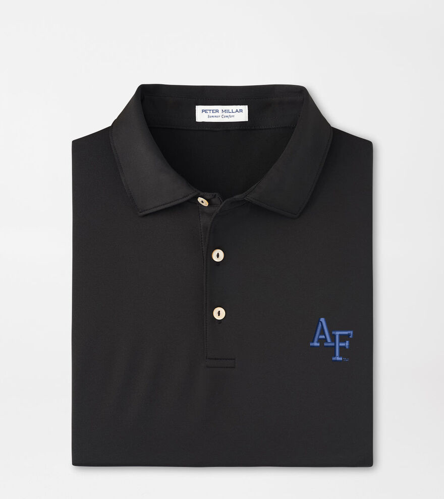 Air Force Academy Solid Performance Jersey Polo image number 1