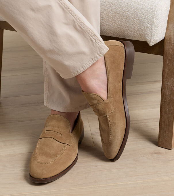 Madison Suede Penny Loafer - Alternate Image 1