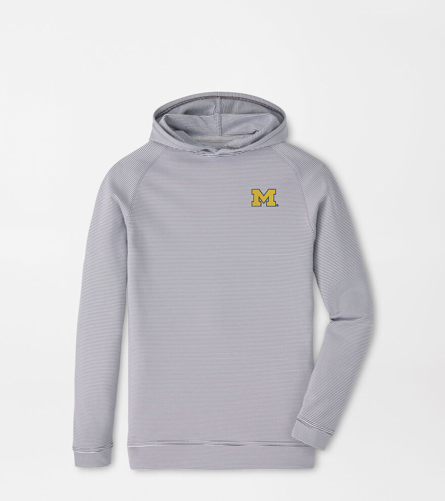 Michigan Pine Youth Sugar Stripe Performance Hoodie image number 1