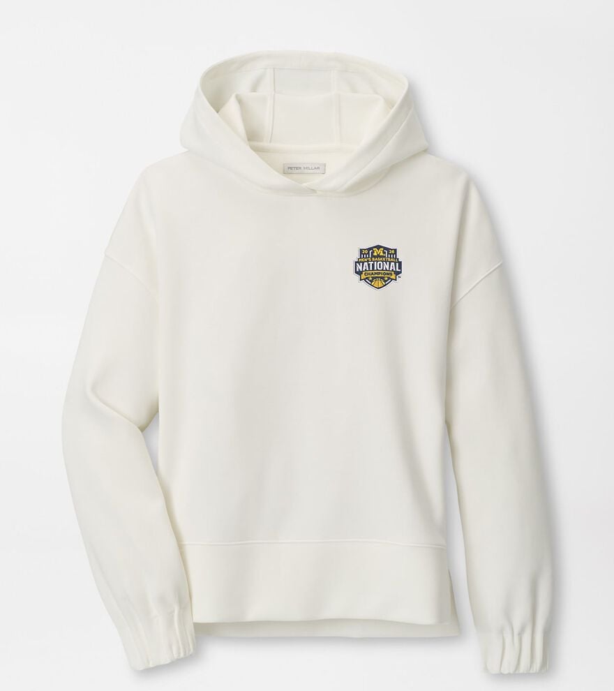 Michigan National Champion Flora Knit Hoodie image number 1
