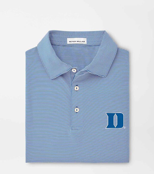 Duke University Jubilee Stripe Performance Polo