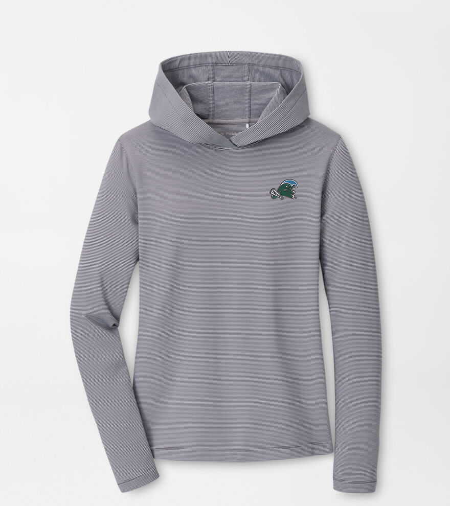 Tulane Green Wave Women's Pine Sugar Stripe Performance Hoodie image number 1