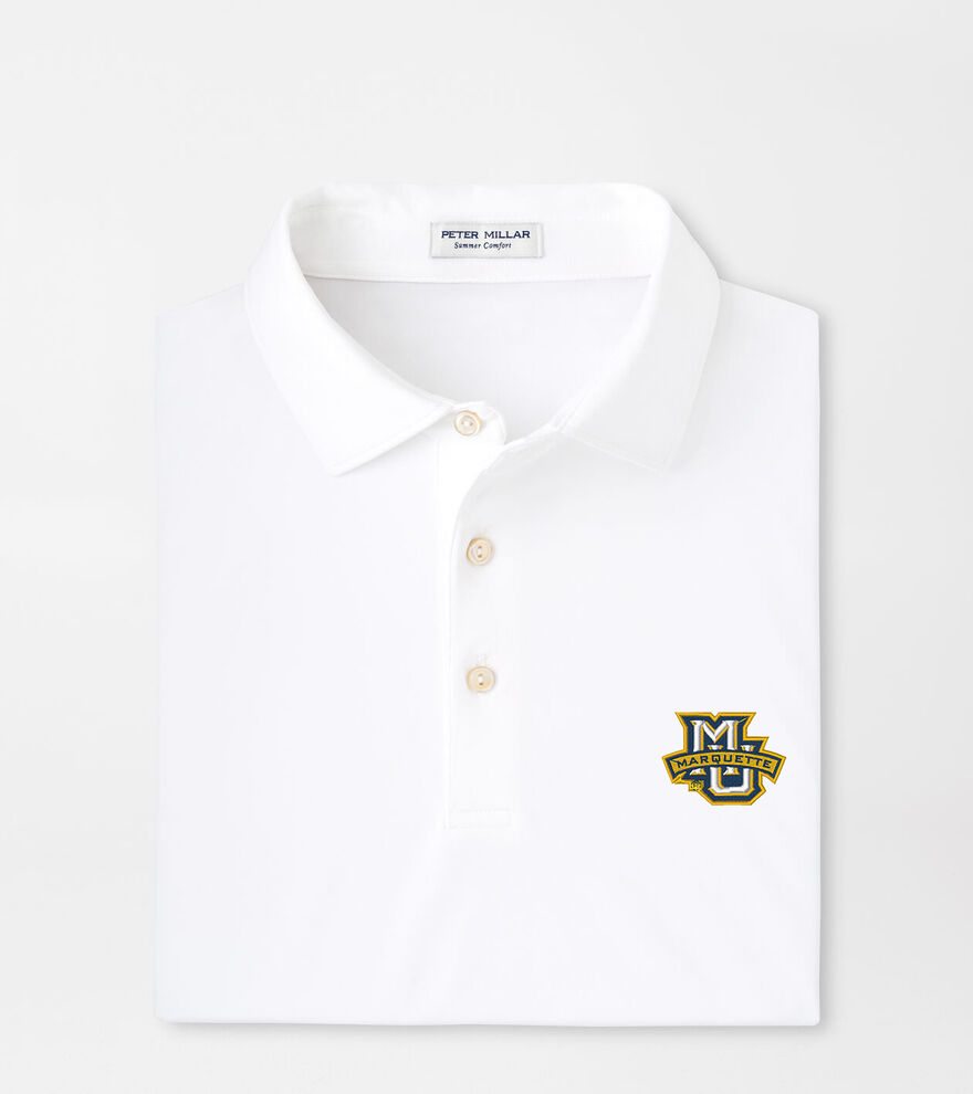 Marquette Solid Performance Jersey Polo image number 1