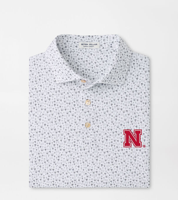 Nebraska Buzzer Beater Performance Jersey Polo