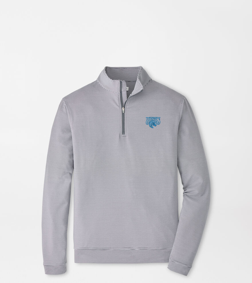 Fayettville State Perth Sugar Stripe Performance Quarter-Zip image number 1