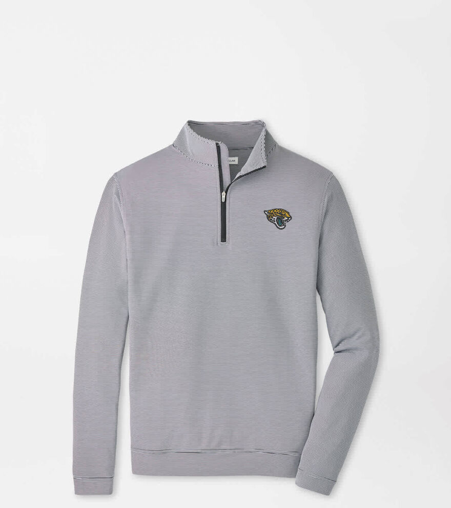 Jacksonville Jaguars Perth Sugar Stripe Performance Quarter-Zip image number 1