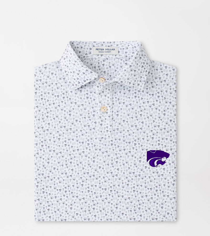 Kansas State Buzzer Beater Youth Performance Jersey Polo image number 1
