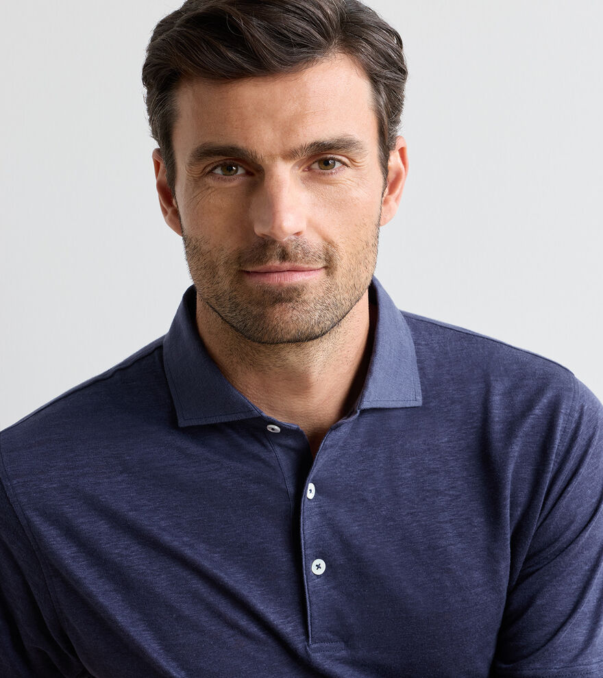Astino Linen Polo - Alternate Image 3
