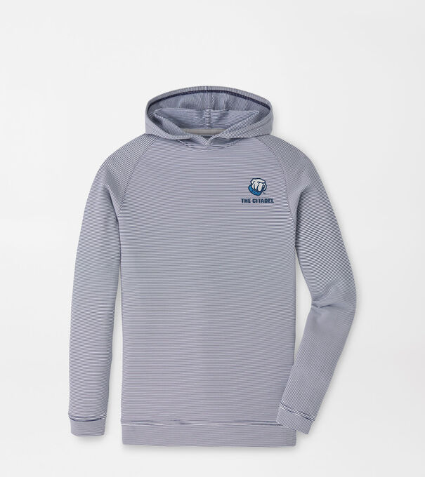The Citadel Pine Youth Sugar Stripe Performance Hoodie