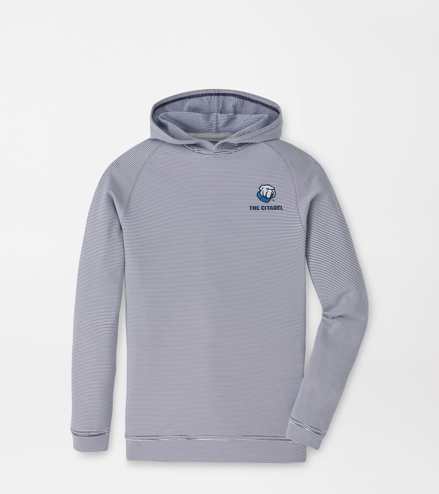 The Citadel Pine Youth Sugar Stripe Performance Hoodie image number 1