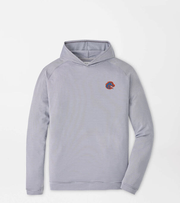 Boise State Pine Sugar Stripe Performance Hoodie