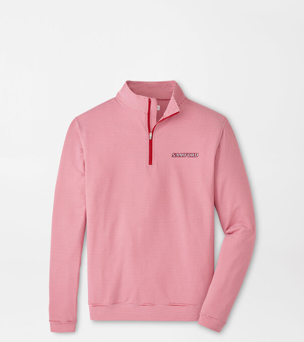 Samford Perth Sugar Stripe Performance Quarter-Zip