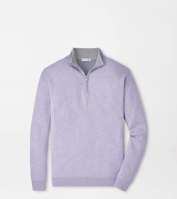 Coolspun Lite Cotton Quarter-Zip Sweater