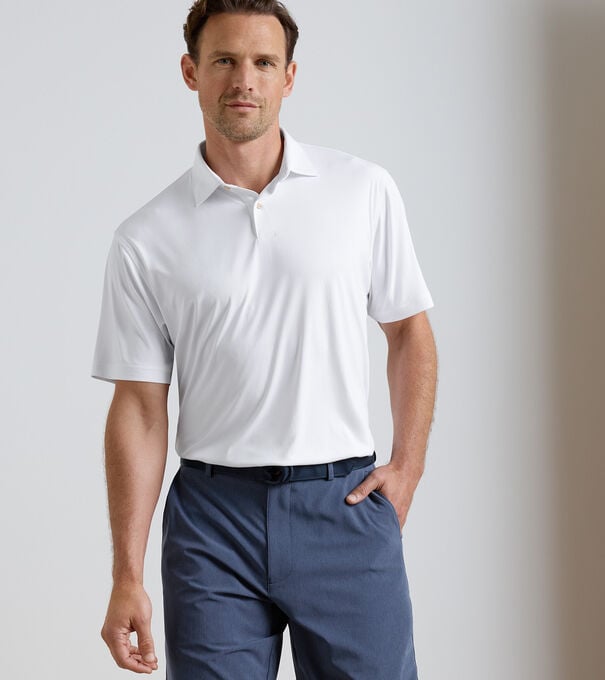 Featherweight M&eacute;lange Performance Polo