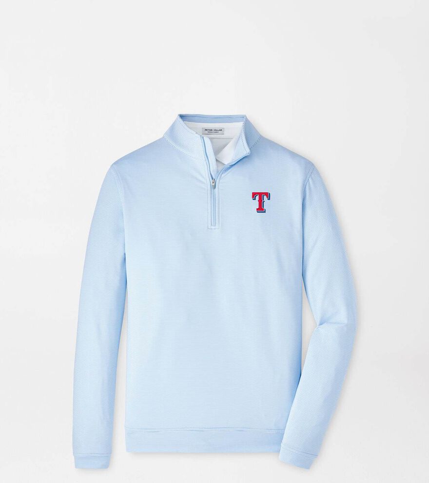 Texas Rangers Perth Sugar Stripe Performance Quarter-Zip image number 1