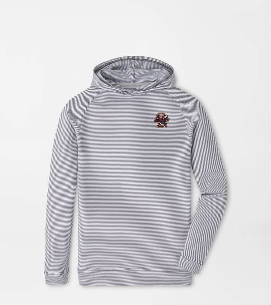 Boston College Pine Youth Sugar Stripe Performance Hoodie
