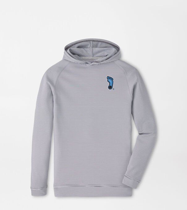 UNC Tar Heels Pine Youth Sugar Stripe Performance Hoodie