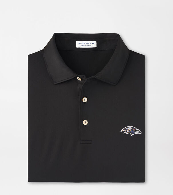 Baltimore Ravens Solid Performance Jersey Polo