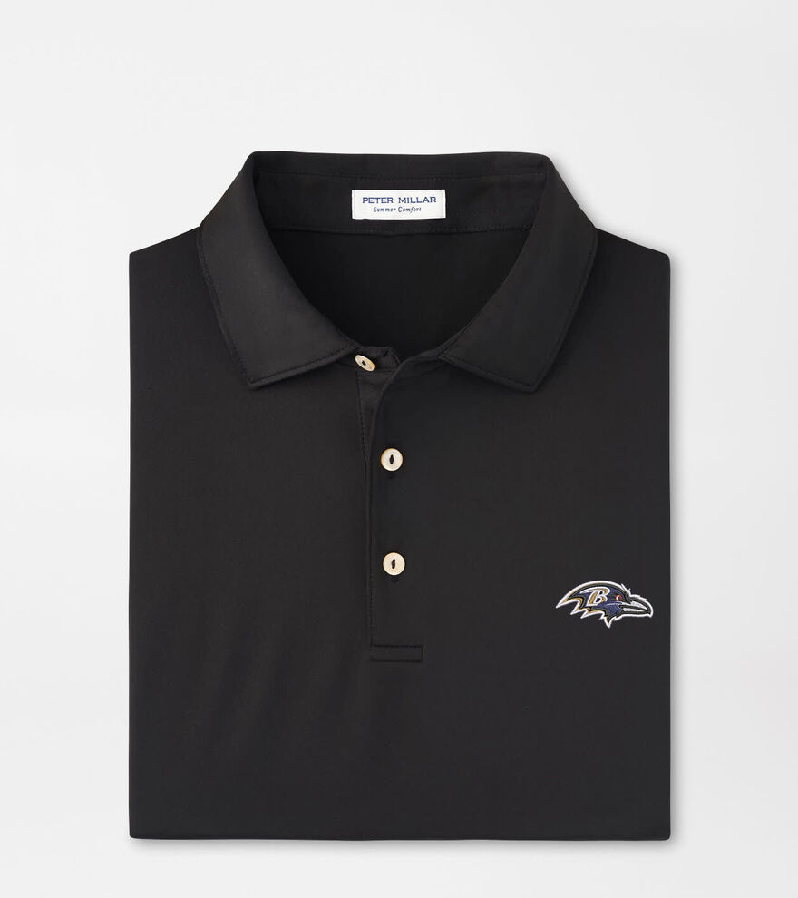 Baltimore Ravens Solid Performance Jersey Polo image number 1
