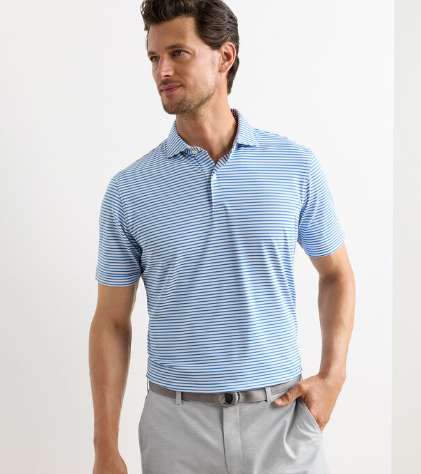 Tempo Performance Mesh Polo - Alternate Image 1