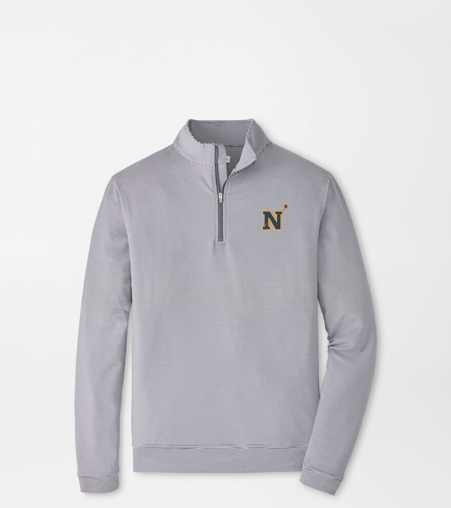 Naval Academy Perth Sugar Stripe Performance Quarter-Zip image number 1