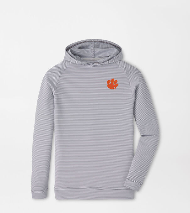 Clemson Pine Youth Sugar Stripe Performance Hoodie