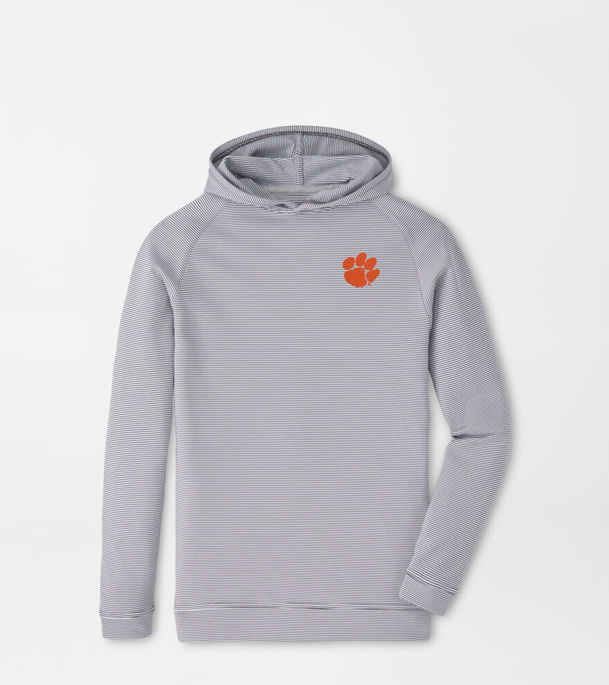 Clemson Pine Youth Sugar Stripe Performance Hoodie image number 1