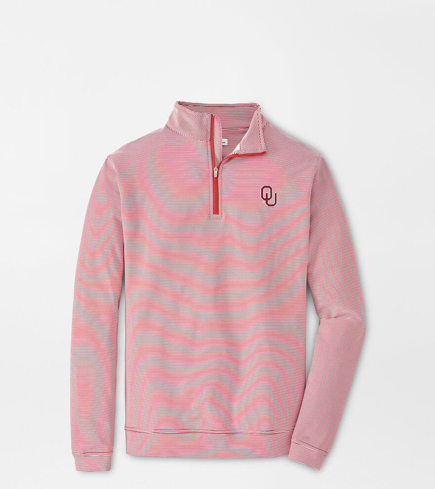 Oklahoma Perth Sugar Stripe Performance Quarter-Zip image number 1