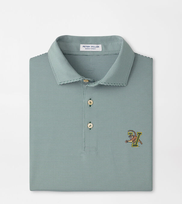 Vermont Jubilee Stripe Performance Polo
