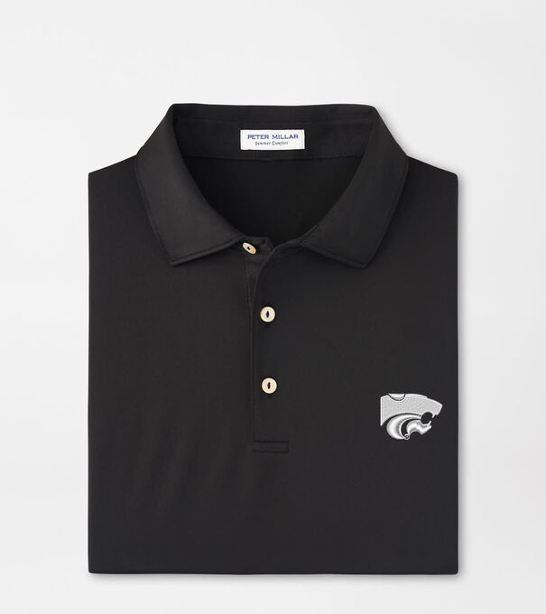 Kansas State Solid Performance Jersey Polo