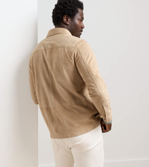 Featherweight Suede Shirt Jacket - Alternate Image 1