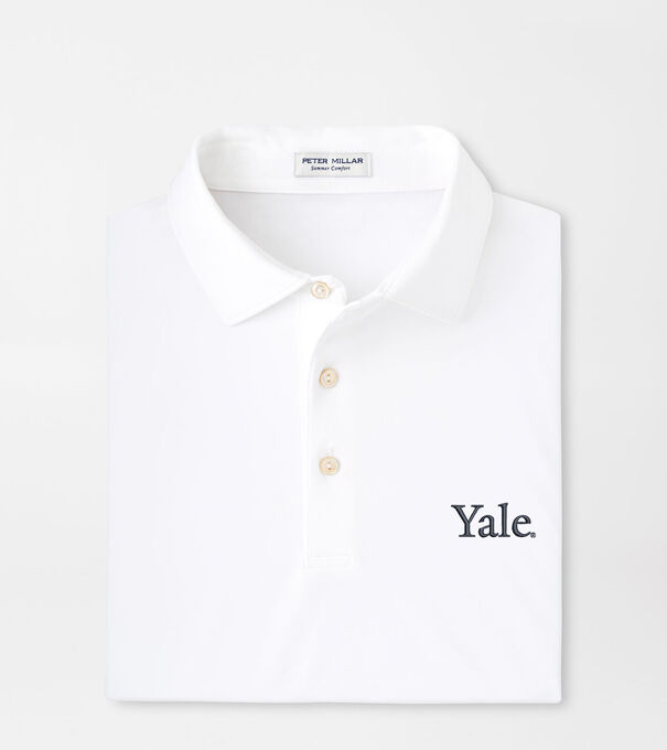 Yale Solid Performance Jersey Polo